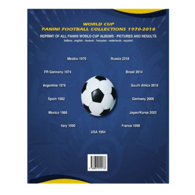 Álbum Panini Coleccionable World Cup Football Collections de Pasta Dura