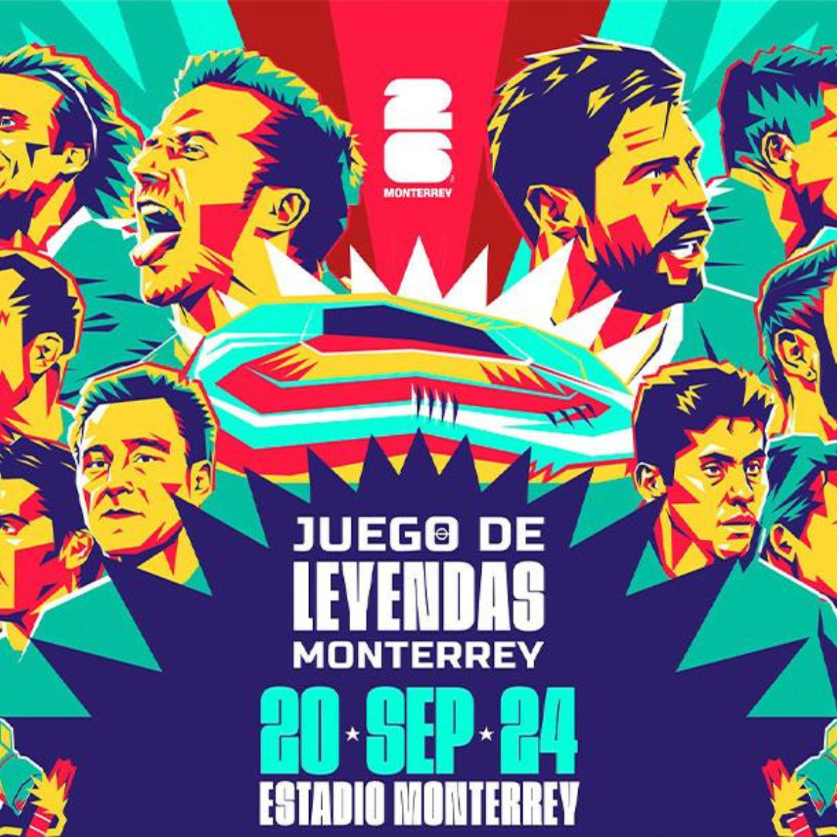Juego de Leyendas Monterrey 2024 FIFA WC26 Sede Monterrey